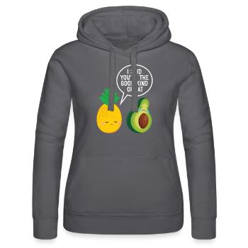 You're The Good Fat - Avocado Ananas - Frauen Kapuzen Sweater von Russell - Schwarz - Vorne - Marisol (170cm)
