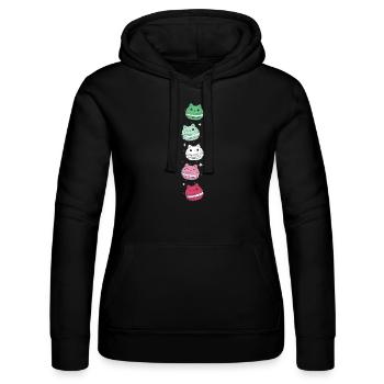 Abrosexual - Abrosexual Pride - Abrosexual Flag - Frauen Kapuzen Sweater von Russell - Schwarz - Vorne - Marisol (170cm)