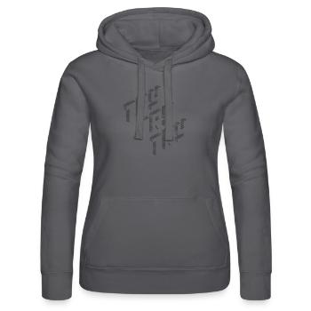 essayer isométrie noir - Sweat à capuche Russell Femme - noir - Devant - Marisol (170cm)
