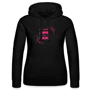 Super Mama Mutter Muttertag Familie Geschenk - Frauen Kapuzen Sweater von Russell - Schwarz - Vorne - Marisol (170cm)