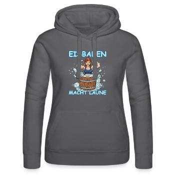Eisbaden Für Damen - Frauen Kapuzen Sweater von Russell - Schwarz - Vorne - Marisol (170cm)