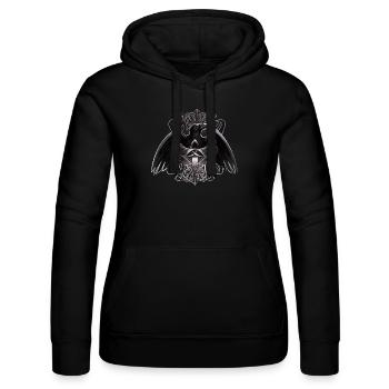 Krone - Frauen Kapuzen Sweater von Russell - Schwarz - Vorne - Marisol (170cm)