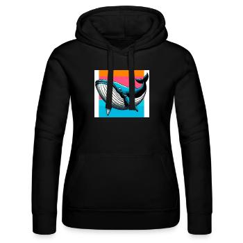 Wal - Frauen Kapuzen Sweater von Russell - Schwarz - Vorne - Marisol (170cm)