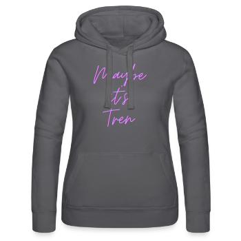 Maybe it's Tren - Frauen Kapuzen Sweater von Russell - Schwarz - Vorne - Marisol (170cm)