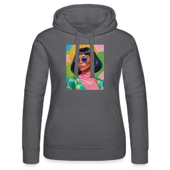 Women color - Frauen Kapuzen Sweater von Russell - Schwarz - Vorne - Marisol (170cm)