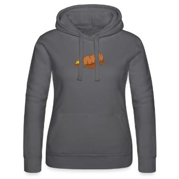 Deutsche Roulade (Rinderroulade) - Frauen Kapuzen Sweater von Russell - Schwarz - Vorne - Marisol (170cm)
