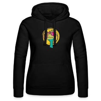 oiseau dodo cool de l’île Maurice - Sweat à capuche Russell Femme - noir - Devant - Marisol (170cm)