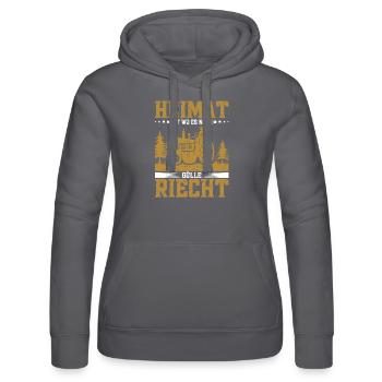 Bauer Gülle fahren Landmaschinen Traktorfahrer - Frauen Kapuzen Sweater von Russell - Schwarz - Vorne - Marisol (170cm)