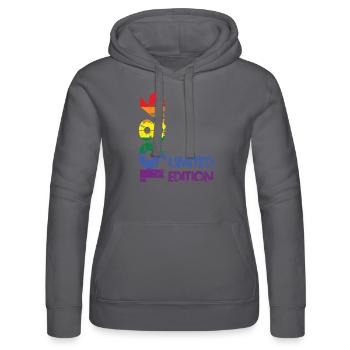 Limited Edition 1986 - Frauen Kapuzen Sweater von Russell - Schwarz - Vorne - Marisol (170cm)