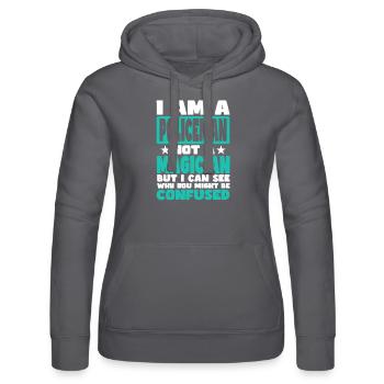 Polizist - Frauen Kapuzen Sweater von Russell - Schwarz - Vorne - Marisol (170cm)
