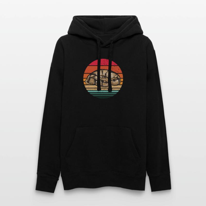 Ball Python Schlange Königspython Frauen Kapuzen Sweater von Russell