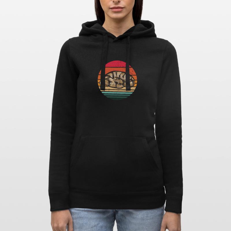Ball Python Snake King Python Sweat à capuche Russell Femme