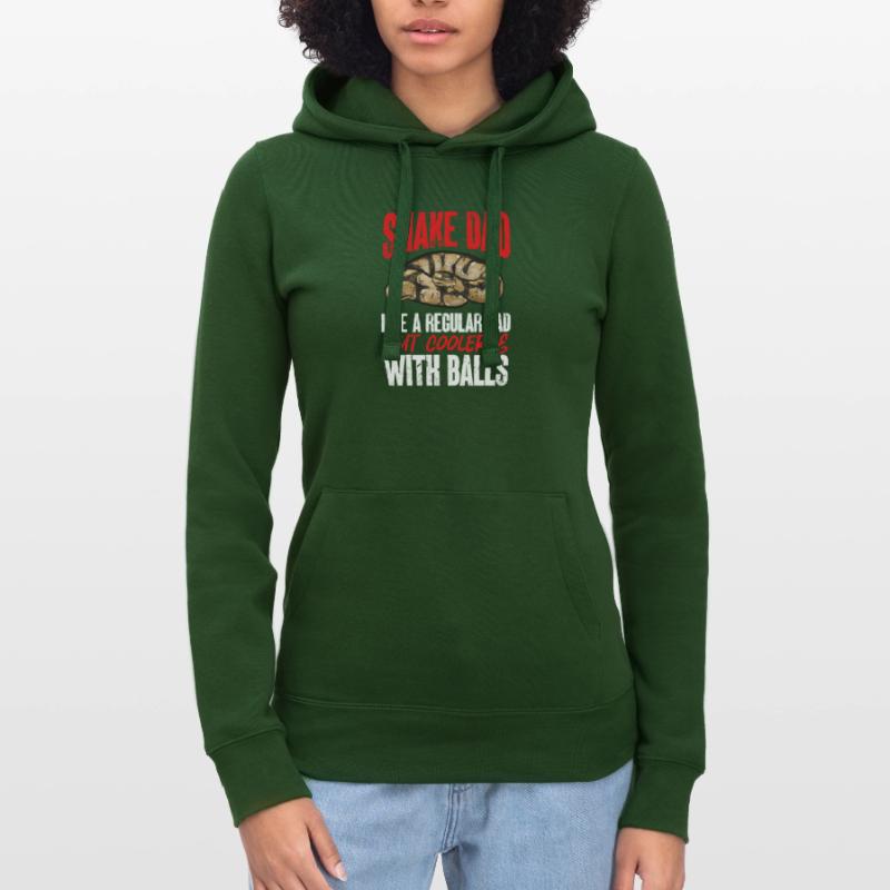 Ball Python Schlange Königspython Frauen Kapuzen Sweater von Russell