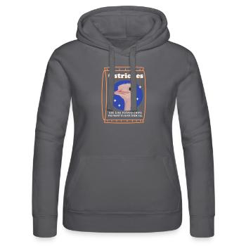 Autruche autruche amant oiseau autruches cadeau - Sweat à capuche Russell Femme - noir - Devant - Marisol (170cm)