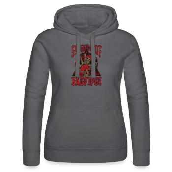 Son de cornemuse écossaise - Sweat à capuche Russell Femme - noir - Devant - Marisol (170cm)