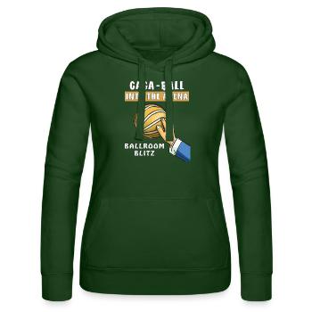 GAGA BALL INTO THE ARENA - Frauen Kapuzen Sweater von Russell - Flaschengrün - Vorne - Liana (172cm)