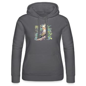 Cockatiel Nymphensittiche Nymphensittich - Sweat à capuche Russell Femme - noir - Devant - Marisol (170cm)