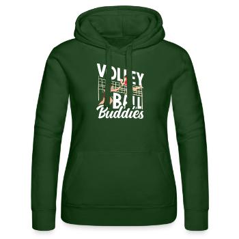 Des copains de volley-ball pour les amateurs de sport - Sweat à capuche Russell Femme - vert bouteille - Devant - Liana (172cm)