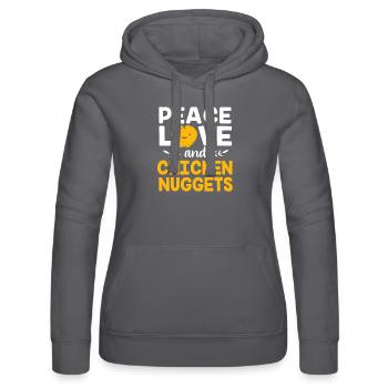 Chicken Nuggets - Frauen Kapuzen Sweater von Russell - Schwarz - Vorne - Marisol (170cm)