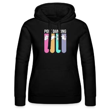 Pole Dance - Frauen Kapuzen Sweater von Russell - Schwarz - Vorne - Marisol (170cm)