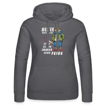 MESSER Benutzer SEHR FEIGE - Frauen Kapuzen Sweater von Russell - Schwarz - Vorne - Marisol (170cm)