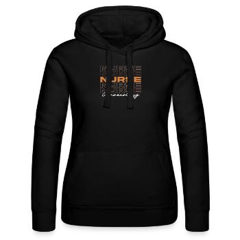 Schwarz Stark Gynäkologie Krankenschwester Melanin Afrikanisch - Frauen Kapuzen Sweater von Russell - Schwarz - Vorne - Marisol (170cm)
