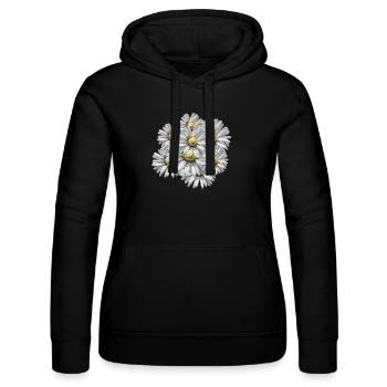 Blumenstrauß - Frauen Kapuzen Sweater von Russell - Schwarz - Vorne - Marisol (170cm)