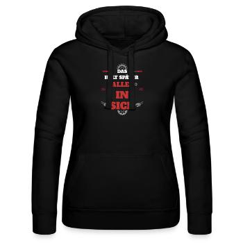 Handwerker lustig Heizungsbauer Verputzer Pfuschen - Frauen Kapuzen Sweater von Russell - Schwarz - Vorne - Marisol (170cm)