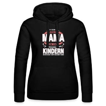 Stolze Mama Geschenkidee für Kinder - Frauen Kapuzen Sweater von Russell - Schwarz - Vorne - Marisol (170cm)