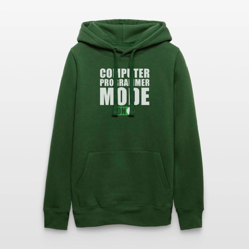 Mode programmeur informatique activé Sweat à capuche Russell Femme