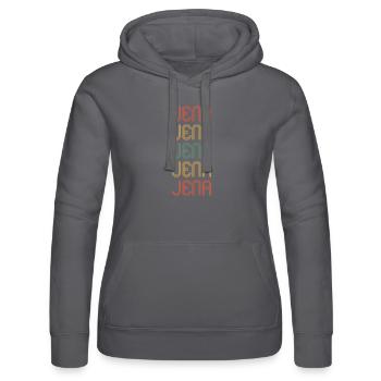 Jenaerin Jenaer Jena - Sweat à capuche Russell Femme - noir - Devant - Marisol (170cm)