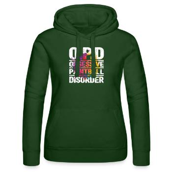 Équipe de paintball trouble obsessionnel-compulsif - Sweat à capuche Russell Femme - vert bouteille - Devant - Liana (172cm)