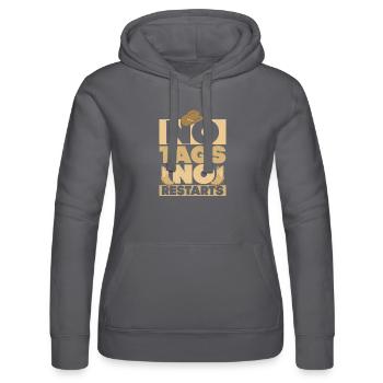 No Tags No Restarts Country Music Line Dance - Frauen Kapuzen Sweater von Russell - Schwarz - Vorne - Marisol (170cm)