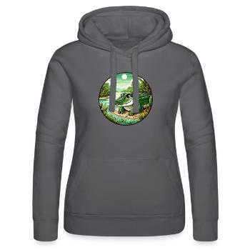 Krokodil, Alligator - Frauen Kapuzen Sweater von Russell - Schwarz - Vorne - Marisol (170cm)