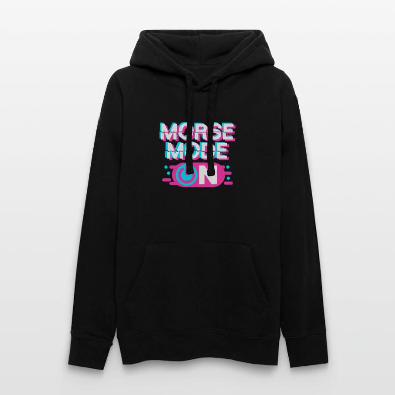 Morsecode, Morse, code Morse activé Sweat à capuche Russell Femme