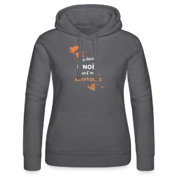 'Biscuits de Noël : Ma Kryptonite' - Amour - Sweat à capuche Russell Femme - noir - Devant - Marisol (170cm)