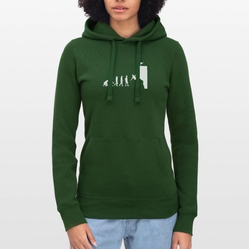 escalade d'évolution Sweat à capuche Russell Femme