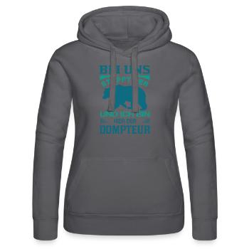 Chef Manager Vorgesetzter Arbeit Job Büro Familie - Frauen Kapuzen Sweater von Russell - Schwarz - Vorne - Marisol (170cm)