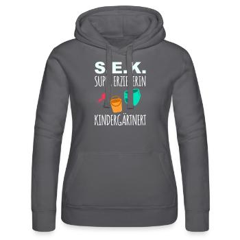 Erzieherin - Frauen Kapuzen Sweater von Russell - Schwarz - Vorne - Marisol (170cm)