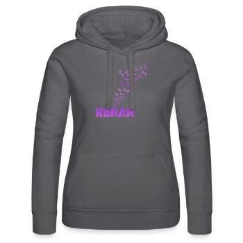 Rehan als Spaßig - Frauen Kapuzen Sweater von Russell - Schwarz - Vorne - Marisol (170cm)