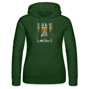 Abeille à miel Bourdon World Saver Abeille - Sweat à capuche Russell Femme - vert bouteille - Devant - Liana (172cm)