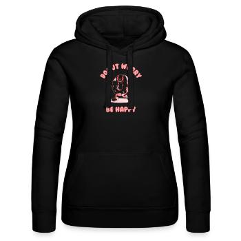 Krapfen - Frauen Kapuzen Sweater von Russell - Schwarz - Vorne - Marisol (170cm)