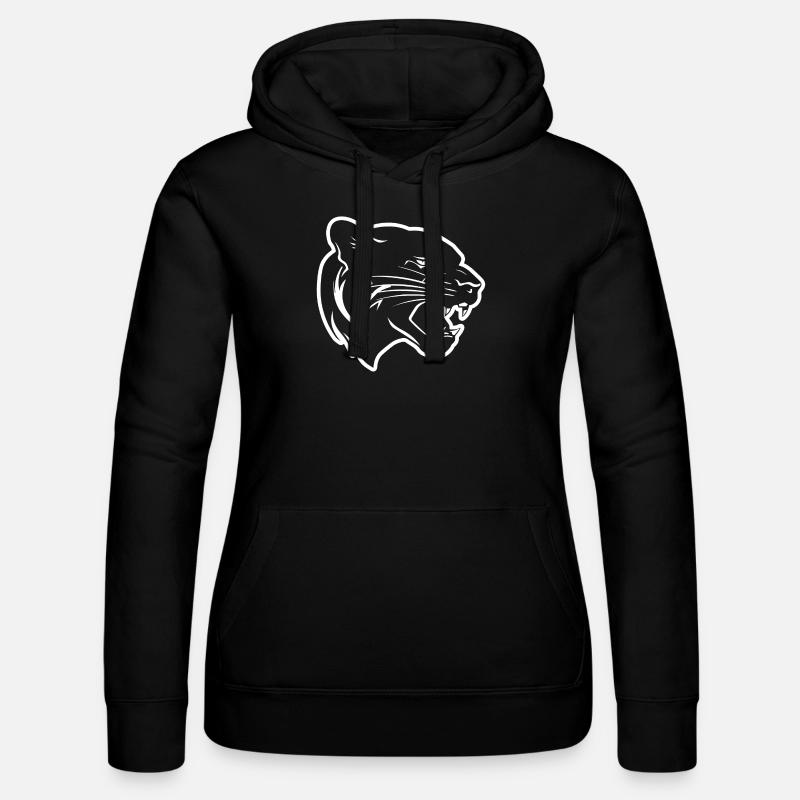 Panthère - Sweat à capuche Russell Femme - noir