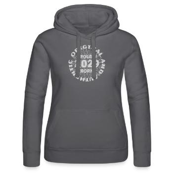 2029 - Frauen Kapuzen Sweater von Russell - Schwarz - Vorne - Marisol (170cm)