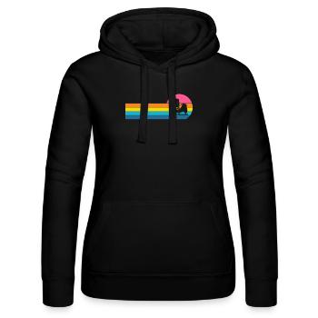 Schlittschuh - Frauen Kapuzen Sweater von Russell - Schwarz - Vorne - Marisol (170cm)