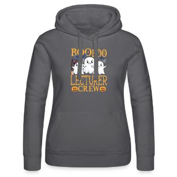 Lecturer Lecturer uu Funny Lecturer - Women’s Hooded Sweater by Russell - black - Front - Marisol (170cm)
