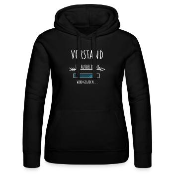 Management Studium Beruf Ausbildung Vorstand - Frauen Kapuzen Sweater von Russell - Schwarz - Vorne - Marisol (170cm)