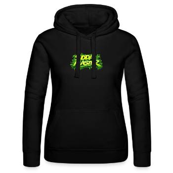 SODA MASTER - Women’s Hooded Sweater by Russell - black - Front - Marisol (170cm)