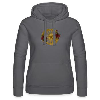 Felge - Frauen Kapuzen Sweater von Russell - Schwarz - Vorne - Marisol (170cm)
