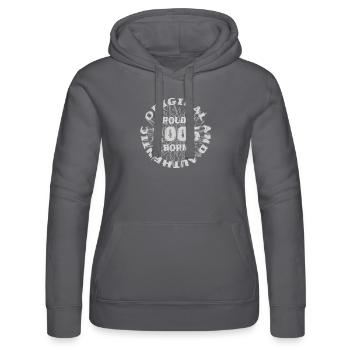 2005 - Frauen Kapuzen Sweater von Russell - Schwarz - Vorne - Marisol (170cm)
